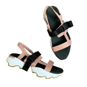 Sorel Women’s Kinetic Impact Sling Sport Sandal Eraser Pink Size 9.5 EUC
